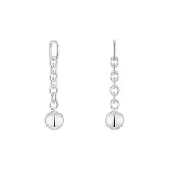 TOUS - Aretes largos de plata Plump