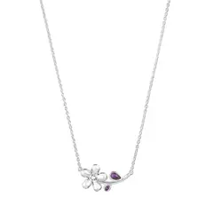 TOUS - Collar corto de plata y amatista Daisy