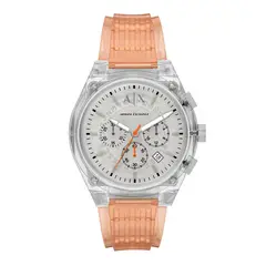 ARMANI - Reloj Exchange Hombre Sync. Reloj Poliuretano Naranja AX4164