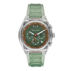 ARMANI - Reloj Exchange Hombre Sync. Reloj Poliuretano Verde AX4165
