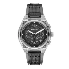 ARMANI - Reloj Exchange Hombre Sync. Reloj Poliuretano Negro AX4167