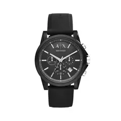 ARMANI - Reloj Exchange Hombre. Reloj Silicona Negro AX1326