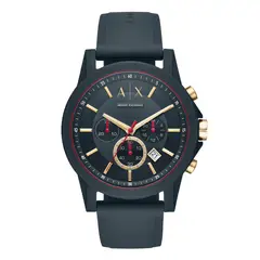 ARMANI - Reloj Exchange Hombre. Reloj Silicona Azul AX1335