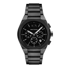 ARMANI - Reloj Exchange Hombre Sync. Reloj Acero inoxidable Negro AX4183