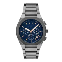ARMANI - Reloj Exchange Hombre Sync. Reloj Acero inoxidable Negro AX4182