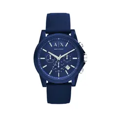 ARMANI - Reloj Exchange Hombre. Reloj Silicona Azul AX1327