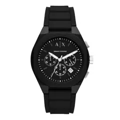 ARMANI - Reloj Exchange Hombre. Reloj Silicona Negro AX4161