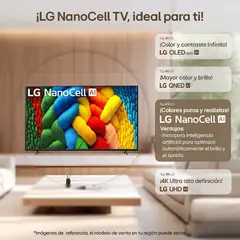 LG - Televisor | 75 pulgadas | 4K Ultra HD | NANO CELL | 75NANO80ASAAWC