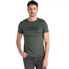 MOSSIMO - Camiseta Hombre Manga corta con Estampado de Algodón