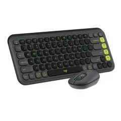LOGITECH - Combo teclado mouse POP Icon Negro