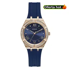 GUESS - Reloj Mujer Cosmo. Relojes Silicona. Azul GW0034L4
