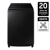 SAMSUNG - Lavadora Carga Superior 17 kg Bespoke AI Wash WA80F17S8BCO