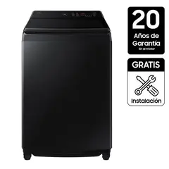 SAMSUNG - Lavadora Carga Superior 19 kg Bespoke AI Wash WA80F19S8BCO