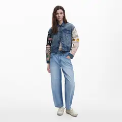 DESIGUAL - Chaqueta de jean Mujer de Algodón