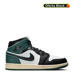 NIKE - Tenis Moda Air Jordan 1 Mid Se Mujer Blanco