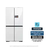 SAMSUNG - Nevecón French door 658 lt Netos RM90F66C1WCO