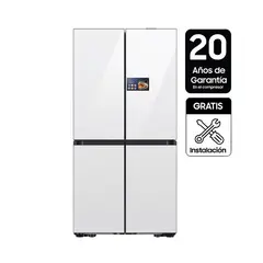 SAMSUNG - Nevecón Tipo Europeo Bespoke AI Home 658 Lts RM90F66C1WCO Blanco