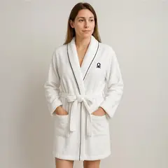 BENETTON - Bata de baño Unisex Medio Manga 3/4
