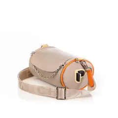 PARCHITA - Bolso Mujer Cruzada Ada Champaña