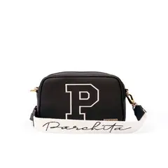 PARCHITA - Bolso Mujer Cruzada Adela Negro