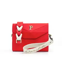 PARCHITA - Bolso Mujer De Hombro Mini Anny Rojo