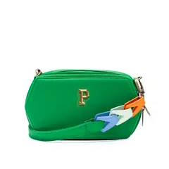 PARCHITA - Bolso Mujer Cruzada Mini Malibu Verde Antiquia