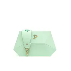 PARCHITA - Bolso Mujer De hombro Mini Simona Verde Menta