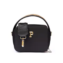 PARCHITA - Bolso Mujer De Mano Petit vibra Negro