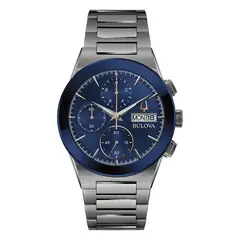 BULOVA - Reloj Hombre Modern. Reloj Acero Inoxidable Gris 98C143