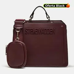 STEVE MADDEN - Bolso para Mujer Bevelyn Vinotinto