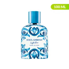 DOLCE&GABBANA - Perfume Hombre Light Blue pour Homme CAPRI IN LOVE 100 ml Eau de Parfum