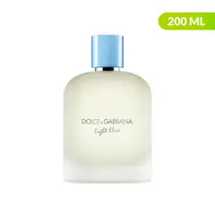 DOLCE&GABBANA - Perfume Hombre NUEVO Light Blue pour Homme 200 ml Eau de Toilette