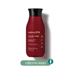 NATIVA SPA - Jabón Líquido Corporal Perfumado O Boticario Cereja Rouge Para Todo tipo de piel 250ml