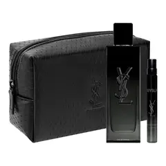 YVES SAINT LAURENT - Set de Perfume Hombre YSL Incluye: MYSLF Eau de parfum 100 ml , tamaño viaje 10 ml 
- Un neceser naviño para organizar tus favoritos.