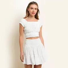 SYBILLA - Crop top Manga corta