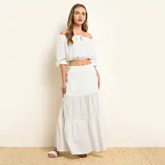 SYBILLA - Falda Maxi Mujer