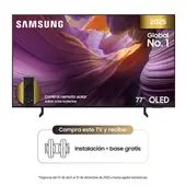 SAMSUNG - Televisor TV 77" OLED 4K QN77S85FAEXZL