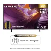 SAMSUNG - Televisor TV 55" OLED 4K QN55S85FAKXZL