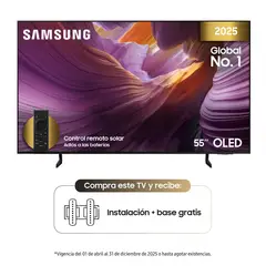 SAMSUNG - Televisor TV 55" OLED 4K QN55S85FAKXZL