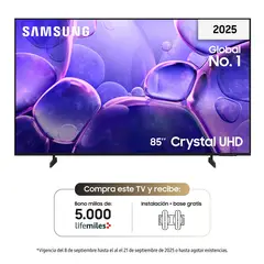 SAMSUNG - Televisores 4K Ultra HD Smart TVLED 85" UHD UN85U8000FKXZL