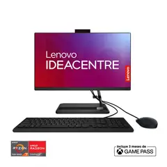 LENOVO - Computador Ideacentre AIO 3 | AMD Ryzen 7 | 8GB de RAM | 512GB SSD de Almacenamiento | Windows 11 | Pantalla 23.8 pulgadas | Incluye Mouse y Teclado | IC AIO 3 | All In One | Todo en Uno