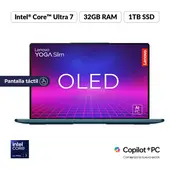LENOVO - Portátil Yoga Slim 9|Intel Core Ultra 7 | 32GB de RAM | 1TB SSD de Almacenamiento | Windows 11 | Pantalla 14 pulgadas Touch | YS9 | Computador Portátil