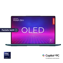 LENOVO - Portátil Yoga Slim 9|Intel Core Ultra 7 | 32GB de RAM | 1TB SSD de Almacenamiento | Windows 11 | Pantalla 14 pulgadas Touch | YS9 | Computador Portátil