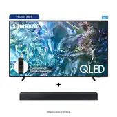 SAMSUNG - Combo Televisor + Barra | 65 pulgadas QLED 4K QN65Q60 | Barra de sonido HWC400