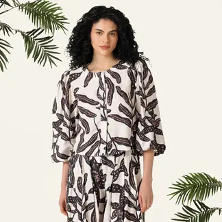 BAHIA MARIA X FALABELLA - Camisa Mujer Manga 3/4