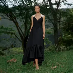 BAHIA MARIA X FALABELLA - Vestido Mujer Largo de Algodón