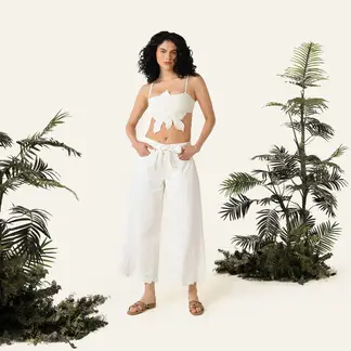 BAHIA MARIA X FALABELLA - Jean Culotte Mujer Tiro alto