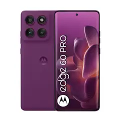 MOTOROLA - Edge 60 pro 512GB Uva | 12GB RAM | cámara posterior 50MP|cámara frontal 32MP| pantalla 6,7" pulgadas + Mediatek Dimensity 8350