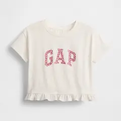 GAP - Camiseta Niña con Logo Manga corta Algodón