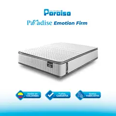 COLCHONES PARAISO - Colchón Doble Firme Ortopédico Resortado Ortholife 140 x 190 cm Paraiso